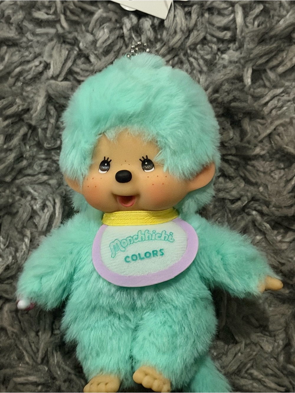 Monchhichi Colors Plush Keychain - Mint Green Monchhichi